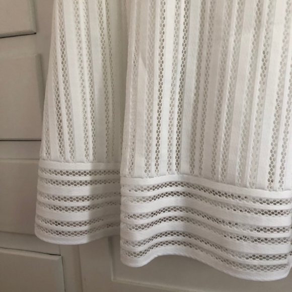 Fitted white J. Crew summer cocktail dress - Picture 4 of 5